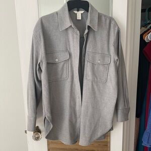 H&M Grey Gray Shacket